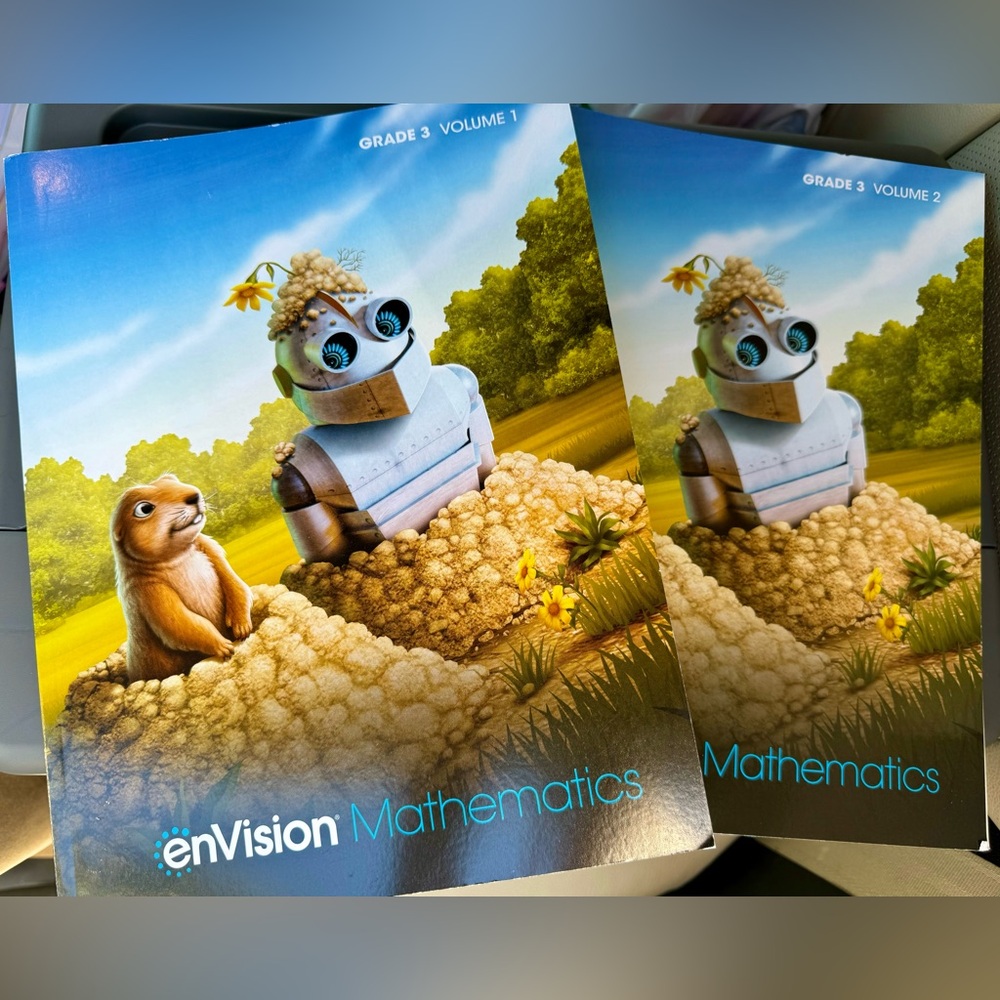 Vol. 1 AND 2 enVision Mathematics Common Core - UNUSED